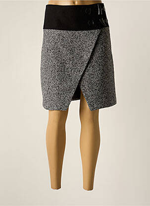 Fustă midi gri MISSING JOHNNY femeie