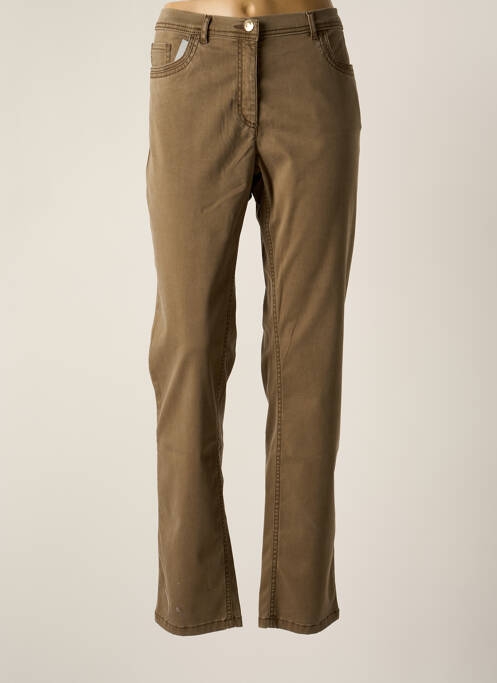 Pantalon drept maro ZERRES femeie