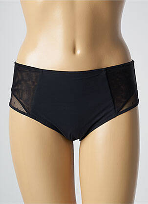 Shorty efect material satinat negru SO'CUP femeie