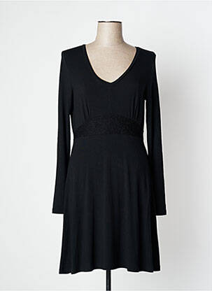 Rochie midi mâneci lungi mâneci lungi negru SURKANA femeie
