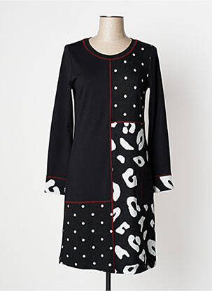 Rochie midi negru DOLCEZZA femeie