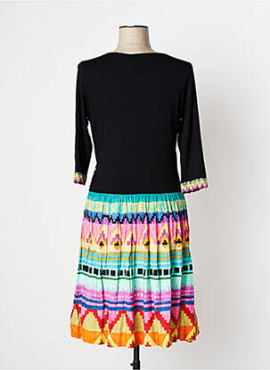 Rochie midi mâneci 3/4 mâneci 3/4 negru PAUL BRIAL femeie