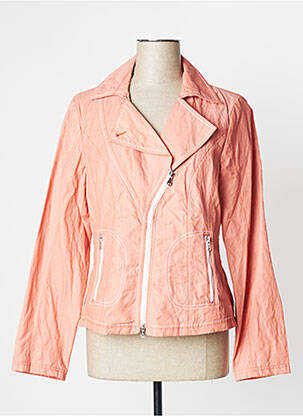 Jachete casual guler tip costum portocalie CONCEPT  K femeie