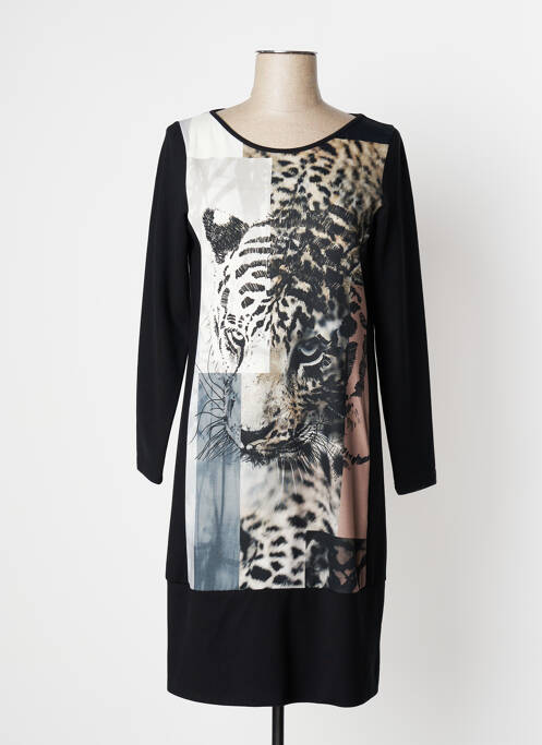 Rochie midi negru PAUL BRIAL femeie