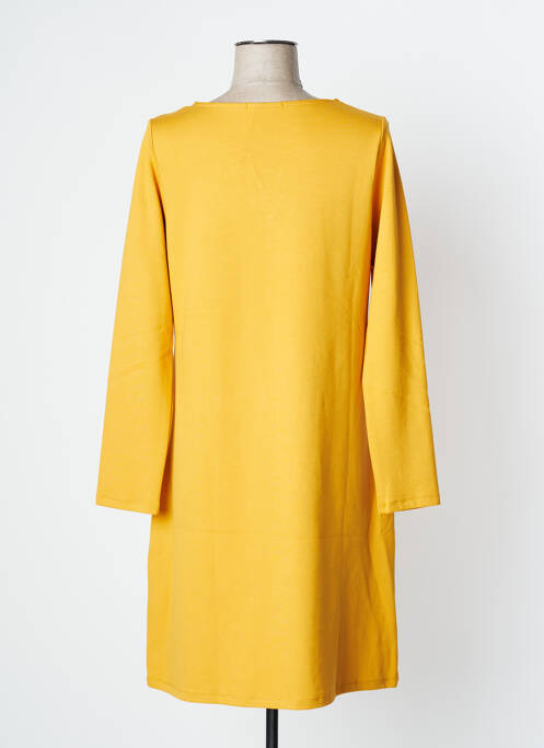 Rochie scurtă galben MALOKA femeie