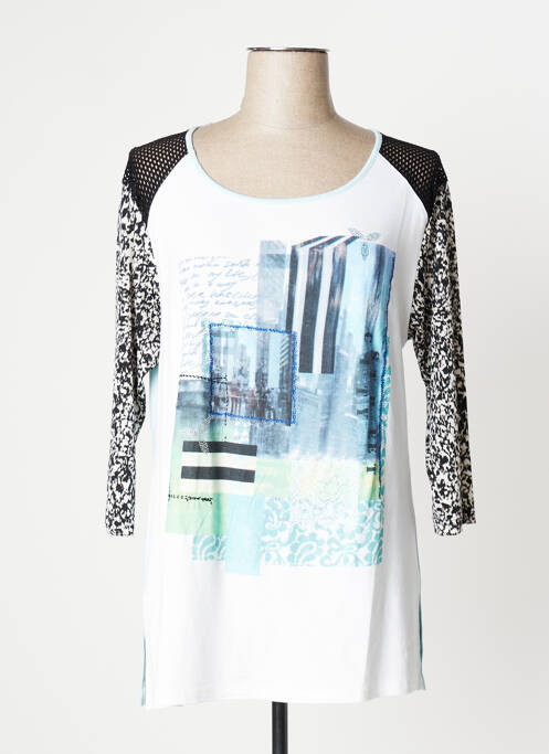 Tricou albastru PAUSE CAFE femeie