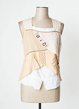 Top bej ENJOY femeie