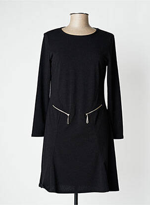 Rochie midi negru MARBLE femeie