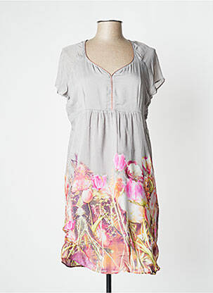 Rochie midi gri PAUSE CAFE femeie