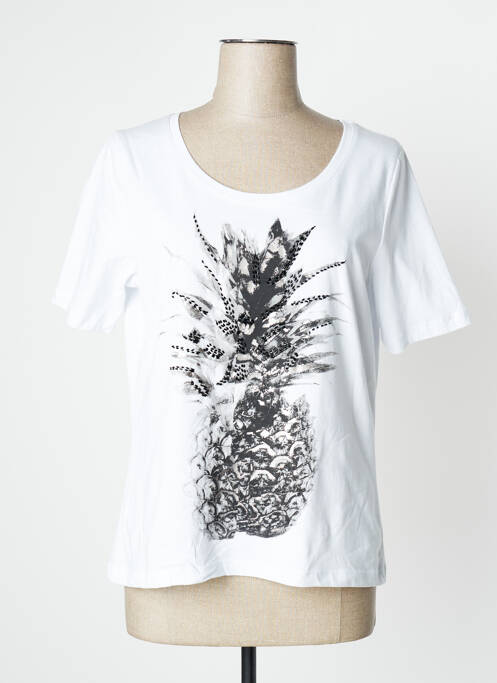 Tricou alb PAUSE CAFE femeie