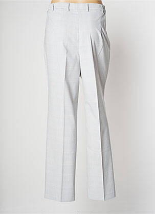 Pantalon drept elasticitate talie înaltă gri RICHY femeie