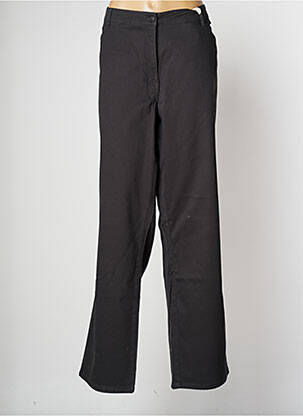 Pantalon drept gri FLEUR DE SEL femeie