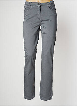 Pantalon slim talie joasă talie joasă gri THALASSA femeie