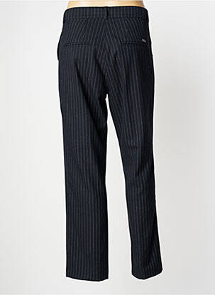 Pantalon chino închidere cu fermoar sub clapetă cu nasturi mărime normală albastru MAR MAILLE femeie
