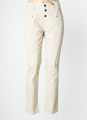 Pantalon slim bej IMPAQT femeie