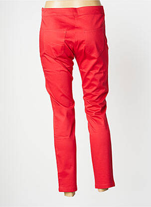 Pantalon 7/8 țesătură poplin mărime normală roșu PAUL BRIAL femeie