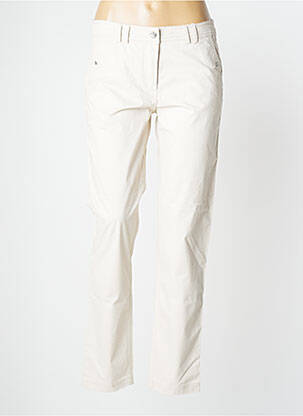 Pantalon chino bej EL INTERNATIONALE femeie
