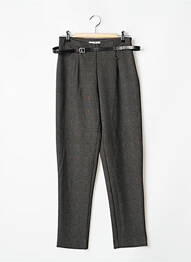 Pantalon 7/8 talie înaltă talie înaltă gri PAUL BRIAL femme