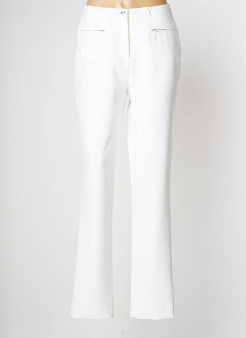 Pantalon slim talie elastică mărime normală bej GUY DUBOUIS femme