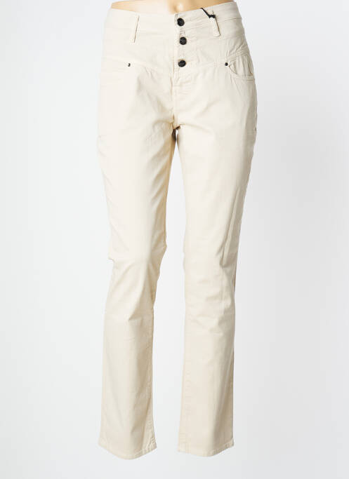 Pantalon slim bej IMPAQT femeie