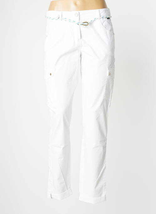 Pantalon cargo alb MAE MAHE femeie