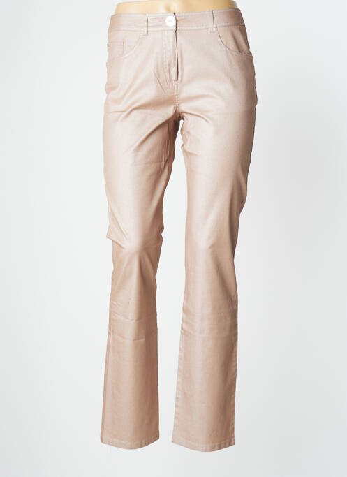 Pantalon slim maro UN POINT C EST TOUT femeie