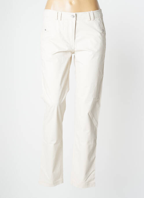 Pantalon chino bej EL INTERNATIONALE femeie
