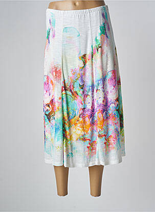 Fustă midi alb PAUSE CAFE femeie