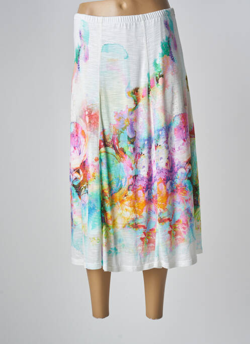 Fustă midi alb PAUSE CAFE femeie