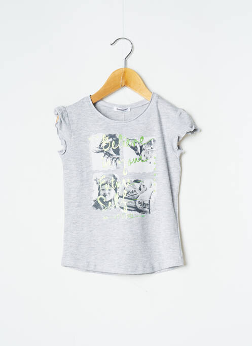 Tricou gri 3 POMMES fată