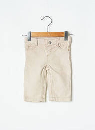 Pantalon drept croială dreaptă mărime reglabilă bej PETIT BATEAU băiat