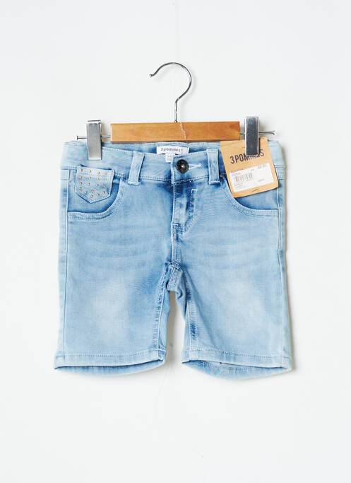 Bermudă albastru 3 POMMES fată