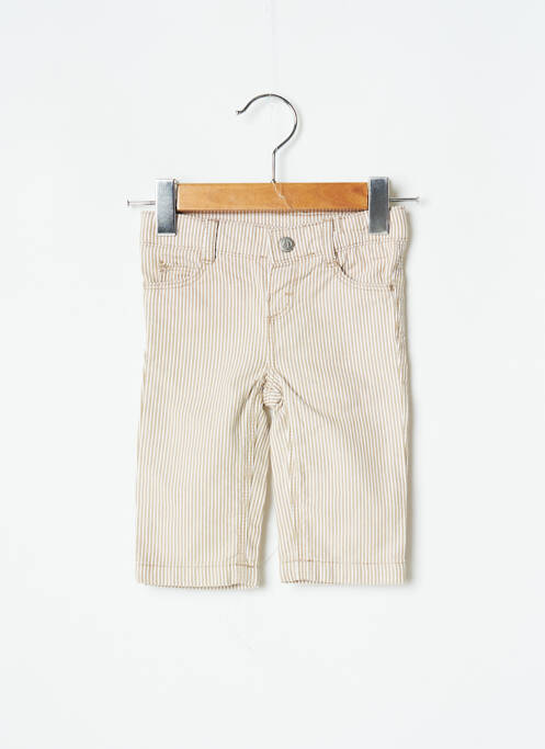 Pantalon drept bej PETIT BATEAU băiat