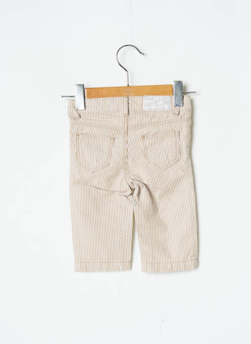 Pantalon drept bej PETIT BATEAU băiat