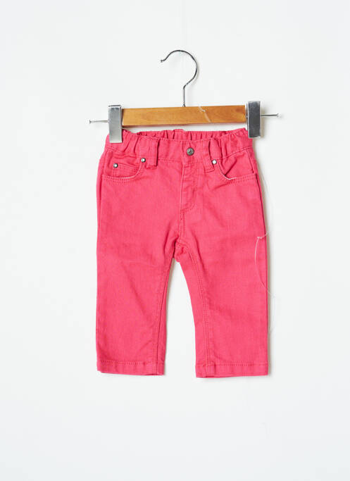 Pantalon slim roz PETIT BATEAU fată