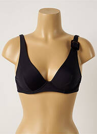 Sutien de costum de baie elasticitate sutien cupe întregi cu decolteu înalt negru SIMONE PERELE femme