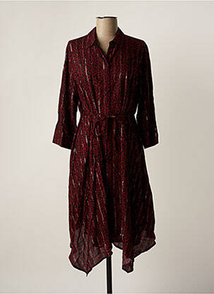 Rochie midi roșu LES P'TITES BOMBES femeie