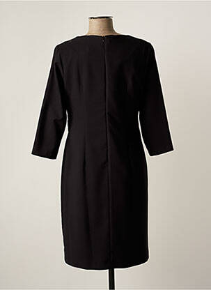 Rochie midi mâneci 3/4 mâneci 3/4 negru FRANCE RIVOIRE femeie