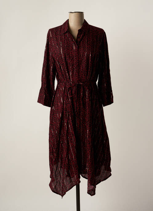 Rochie midi roșu LES P'TITES BOMBES femeie