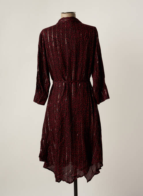 Rochie midi roșu LES P'TITES BOMBES femeie