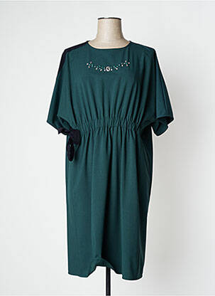 Rochie midi mâneci scurte mâneci scurte verde WEILL femeie