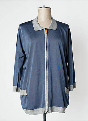 Vestă cu mâneci lungi albastru MONTAGUT femeie