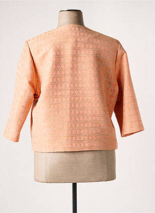 Jachete elegante guler rotund portocalie WEILL femeie