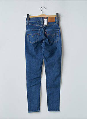 Blugi skinny țesătură brută talie înaltă albastru LEVI'S femeie
