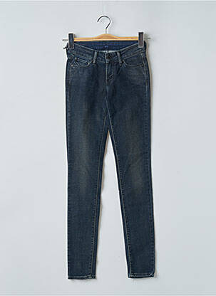 Blugi skinny elasticitate talie joasă albastru LEVI'S femeie