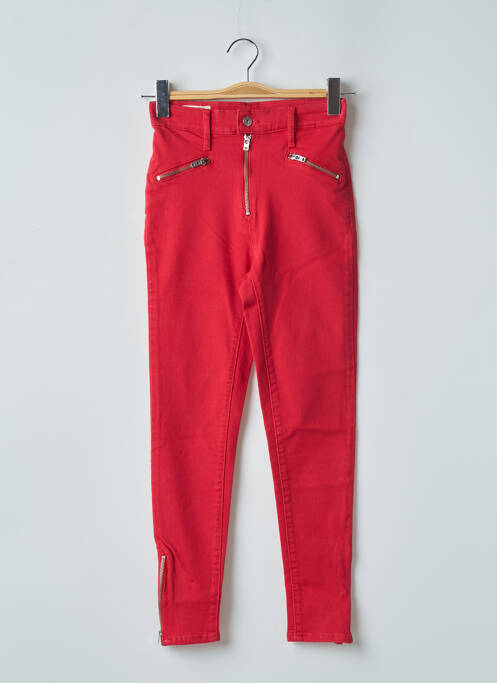 Pantalon slim roșu LEVIS femeie