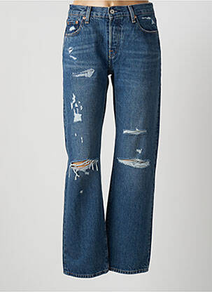 Blugi cu croială dreaptă albastru LEVIS femeie