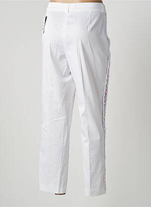 Pantalon 7/8 elasticitate mărime normală alb WEILL femeie