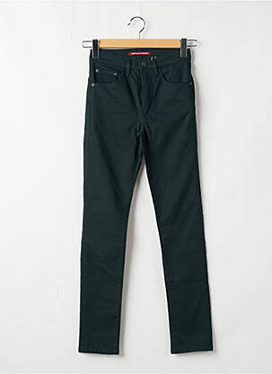 Pantalon slim talie înaltă talie înaltă verde COMPTOIR DES COTONNIERS femeie