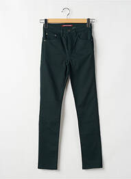 Pantalon slim elasticitate talie înaltă verde COMPTOIR DES COTONNIERS femme